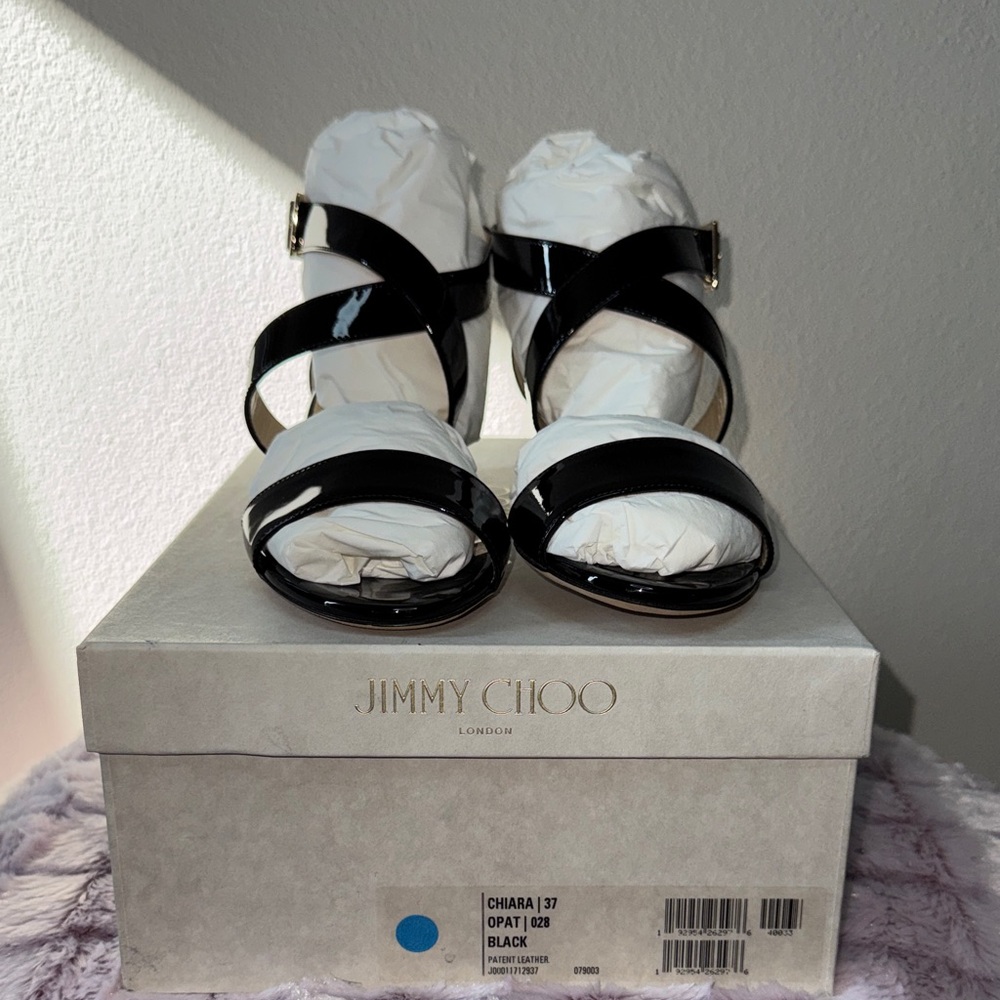 Jimmy Choo Black Patent Heels